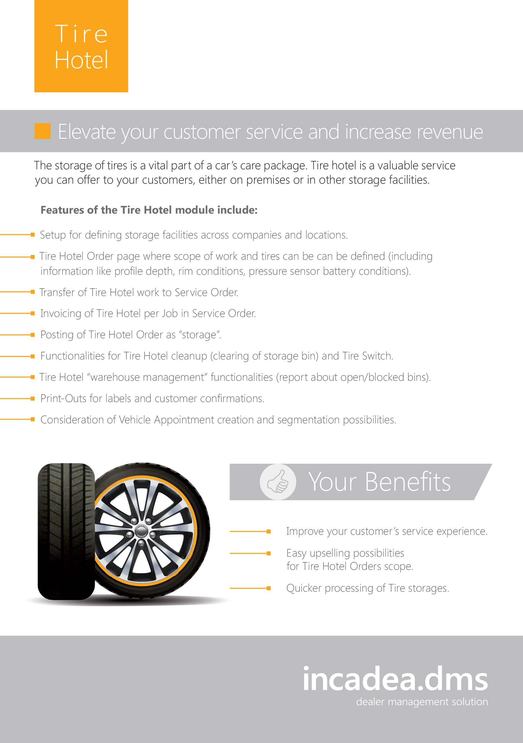 Tire Hotel Brochure